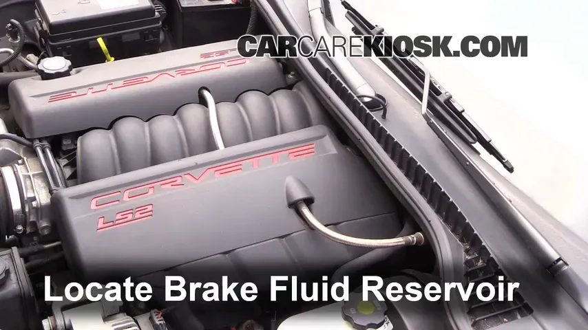2006 Chevrolet Corvette 6.0L V8 Convertible Brake Fluid